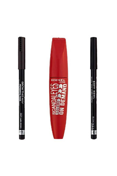 Rimmel Rimmel Mascara, Kajal & Iconic Brow Pencil Trio