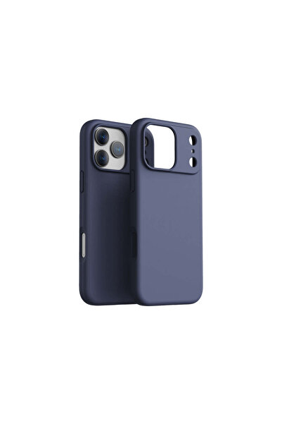 Dviced Husă de protecție din silicon pentru iPhone 17 Pro Max, albastră
