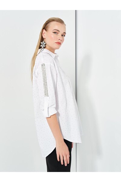 eski Πέτρινο Πουκάμισο με τύπωμα