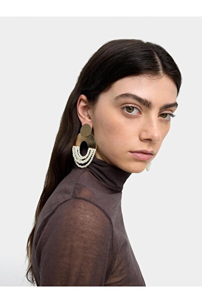 PARFOIS İnci Oval Küpe