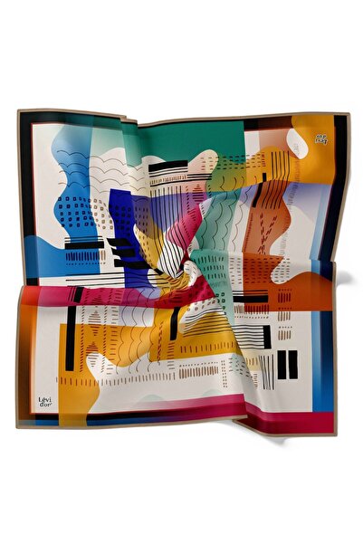 Levidor Κρυστάλλινο κασκόλ με ριγέ σχέδιο