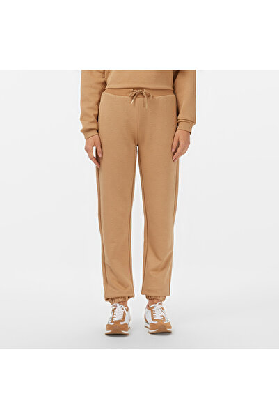 Guess Peony Regular Fit Kadın Kahverengi Eşofman Altı