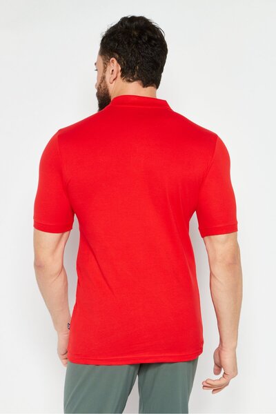 Puma Men Regular Fit Short Sleeve Outdoor Polo Shirt, Red