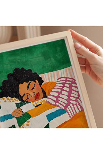 Tuba Decor Tablo dintr-o singură bucată cu rame din lemn pentru sufragerie, sufragerie, bucătărie