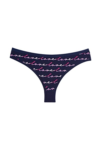 Öts Chiloți pentru femei, 3 piese, imprimați, brazilian (96% bumbac - 4% elastan)