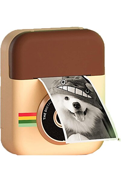Fipka jucyuanhang Instant Print Camera, 3 in 1 Wireless Instant Camera, Photo Printer and Video Recorder