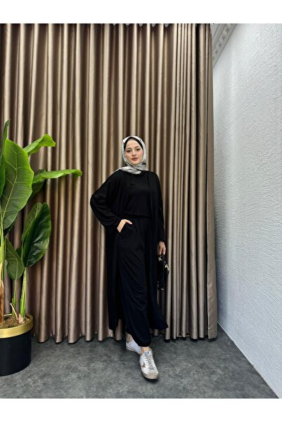 MEYSADESİGN Üçlü Sandy Takım Siyah