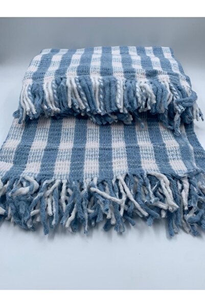 Bursa Kumaş Scotch Waffle Blanket Single Size 150X200 – Compatible with Home Decor, Guaranteed to Keep Warm