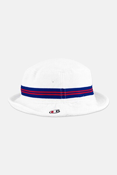 Champion Men Embroidered Logo Bucket Hat, White