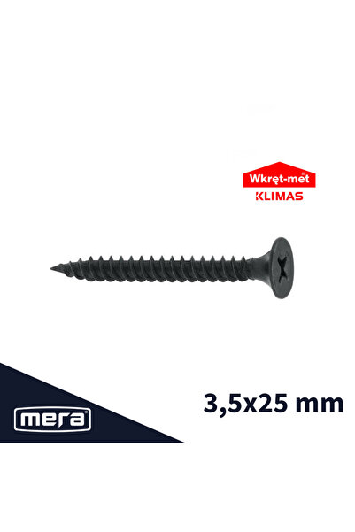 Other ȘURUBURI WKRĘT-MET PENTRU GIPS-CARTON PENTRU METAL 3,5X25 (1000 buc.) K...