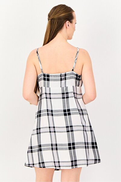 Forever 21 Women Checkered Mini Dress, Multicolor