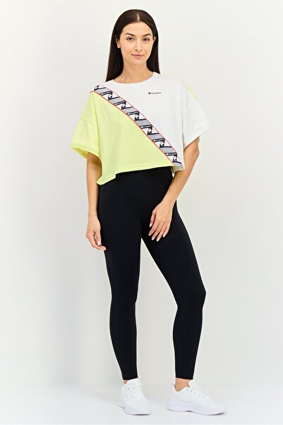 Champion Women Sportswear Fit Short Sleeve Outdoor Crop Top, Multicolor