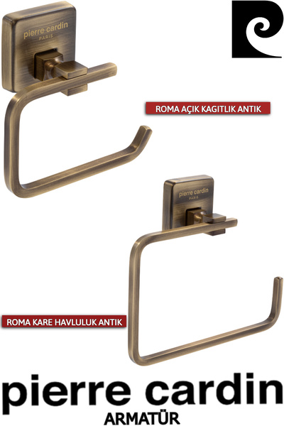 Pierre Cardin Roma Açık Kağıtlık Antik + Roma Kare Havluluk Antik