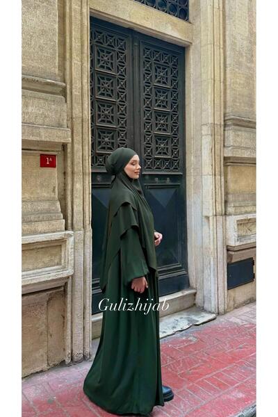 güliz hijab Güliz Ferace Souffle Veil Set