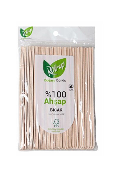 Roll-Up Ahşap Bıçak 50'li