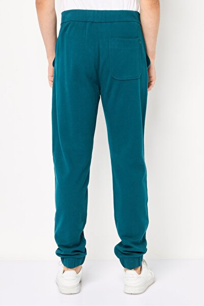 Lacoste Men Regular Fit Pleated Jogger Pants, Teal