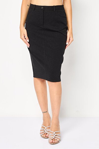 Lacoste Women Solid Mini Skirts, Black