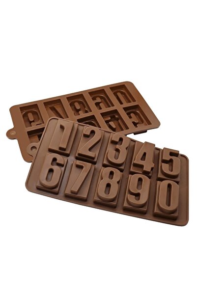 LUXER Forma Din Silicon Pentru Cifre Din Ciocolata sau Jeleu, Cifre De La 0 l...
