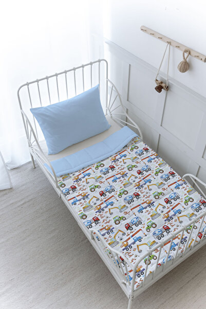 Tuğba Kuğu Organik Baskılı Montessori (100x200 Cm) Yorgan Seti - Iconic Seris...