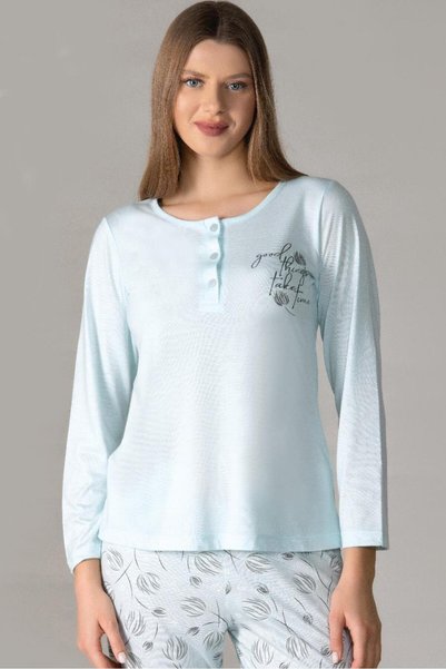 Alperi Seasonal Long Sleeve Pajama Set Viscose 790-28