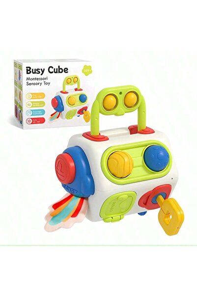 OEM Interactive baby toy, Busy Cube, Multiple activities, 18 months+