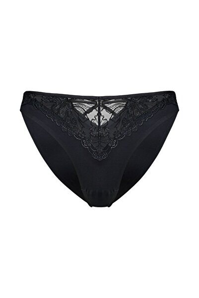 ESOTIQ Chiloți eleganți pentru femei, cu imprimeu floral din dantelă frontală, clasici | Cindarella