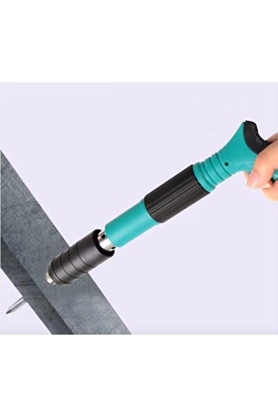 stuffix Kit Pistol Manual Pneumatic pentru Nituri si Cuie, 30 cm, Calibru 7.3 cm, Albastru