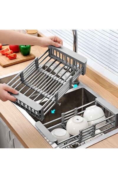 OEM Adjustable storage and drainer for kitchen sink, 45.5 x 25.5 x 9 cm
