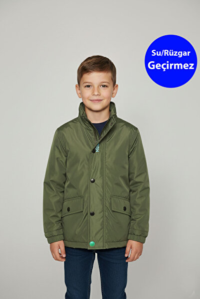 WORRN Ανδρικό παιδικό αδιάβροχο και αντιανεμικό κεντημένο αδιάβροχο - 2109