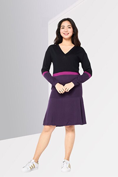 Lacoste Women Solid Midi Dress, Multicolor