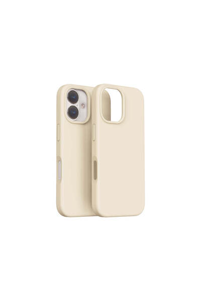 unkown Husă de protecție din silicon DVICED pentru iPhone 17, bej