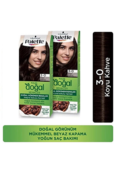 Palette DOĞAL 3/0 KOYU KAHVE X 2 Adet