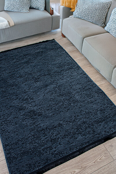 Antrasit Şönil Kilim Salon Oturma Çocuk Odası Hasır Sisal Yolluk Dokuma Makine Halısı