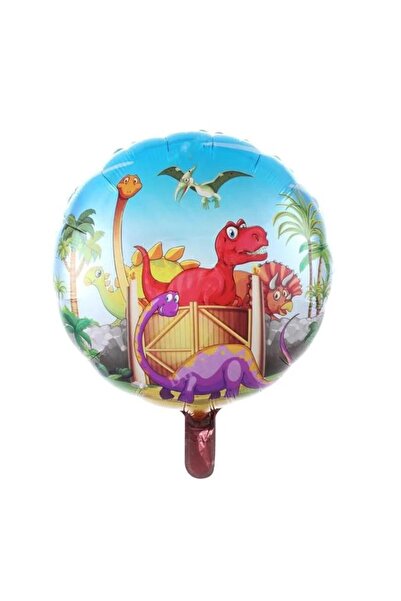 Generic Brand Round Dinosaur Foil Balloon