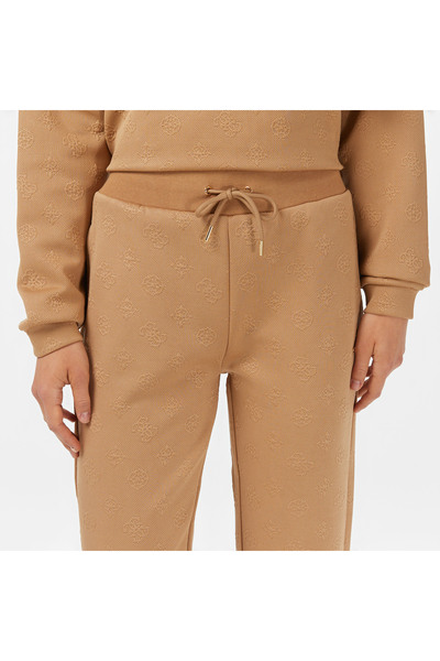 Guess Peony Regular Fit Kadın Kahverengi Eşofman Altı