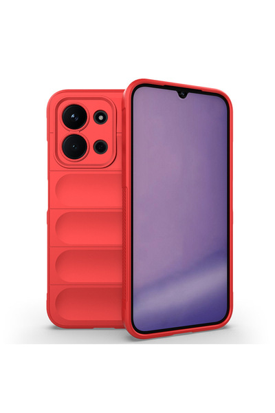 Nezih Case Xiaomi Redmi 15C Uyumlu Esnek Oyuklu Arka Yüzey Tasarımlı Şık Silikon Kapak Kılıf