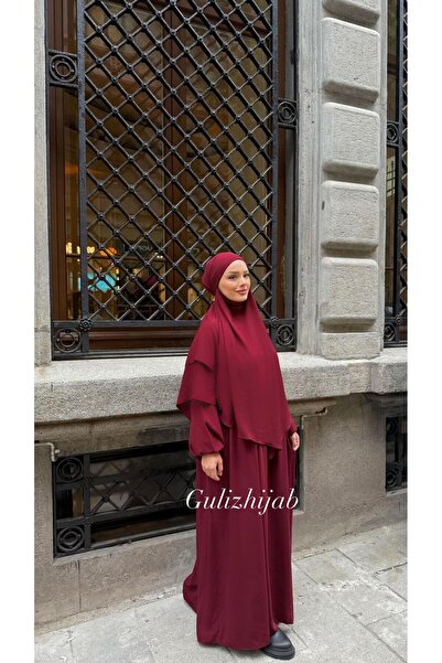 güliz hijab Güliz Ferace Souffle Veil Set