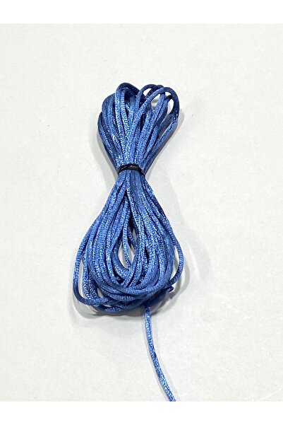 karantuhafiye floş ip / sıçan kuyruğu / bileklik ipi / abiye sırt bağlama ipi / 2 mm 5 metre