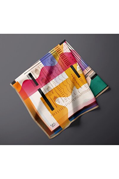 Levidor Κρυστάλλινο κασκόλ με ριγέ σχέδιο