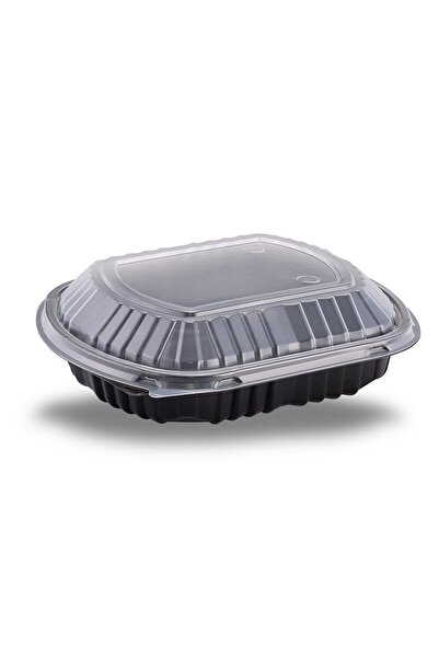 dasplas Tek Bölmeli Mikrodalga Yemek Kabı Kapaklı