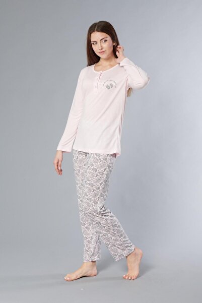 Alperi Long Sleeve Seasonal Pajama Set Viscose 790-63