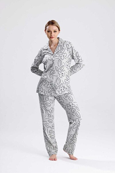 Yeniİnci Cotton Pajama Set 5008
