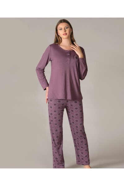 Alperi Long Sleeve Seasonal Pajama Set Viscose 790-35