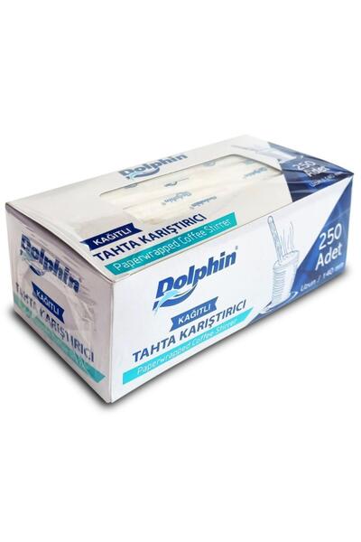 Dolphin Kağıtlı Tahta Karıştırıcı 250'li