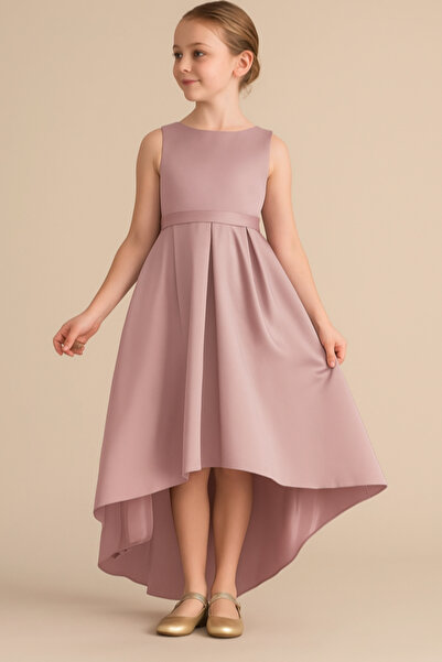 miço kids Kız Çocuk Abiye Elbise Şık Davet Düğün Elbisesi