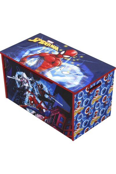 SPIDERMAN MDF toy storage box, 56x30x30 cm, blue,
