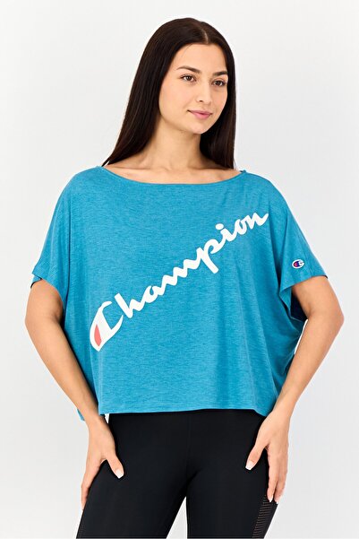Champion Women Sportswear Fit Short Sleeve Training T-Shirt, Teal Green