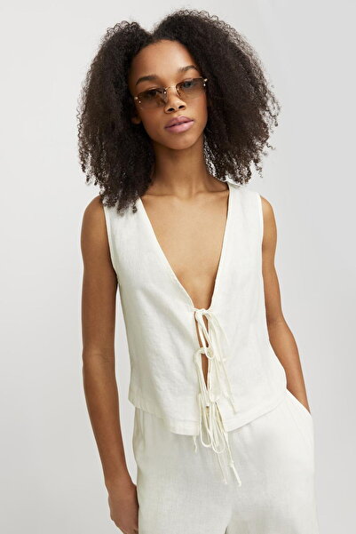 Jack & Jones Кадін V Яка Багламалі Кетен Єлек - Бриз