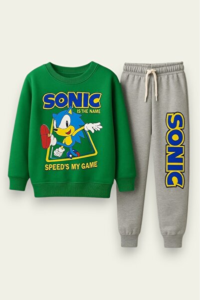 My Kids Wear Çocuk Okul Takımı 3 İplik Şardonsuz 3-10 Yaş