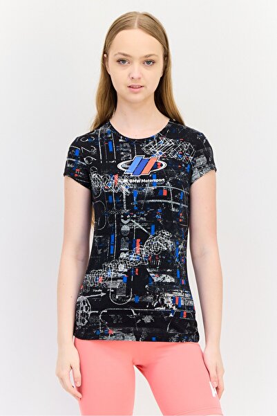 Puma x BMW Motorsport Women Sportswear Fit Short Sleeves Outdoor T-Shirt, Multicolor